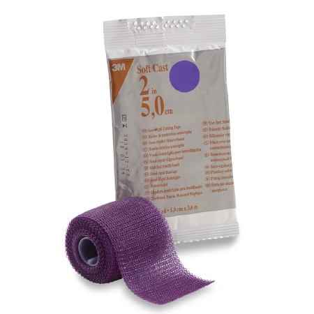 Tape Casting 3M™ Scotchcast™ Soft Cast 2 Inch X 12 Foot Fiberglass Purple by Solventum Corporation  ID 82102U